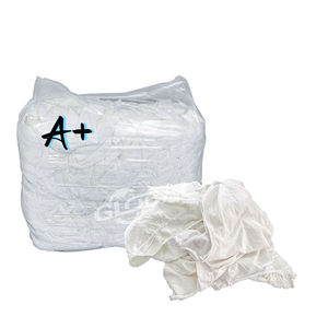 100 COTTONワイパー滅菌コットンラグワイピングラグコットンホワイトTシャツラグA - Product Image 1