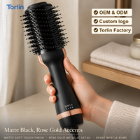 Torlin Vente en gros OEM ODM Lisseur Boucleur Sèche-cheveux Peigne à air chaud multifonctionnel 3 en 1 Brosse coiffante Sèche-cheveux