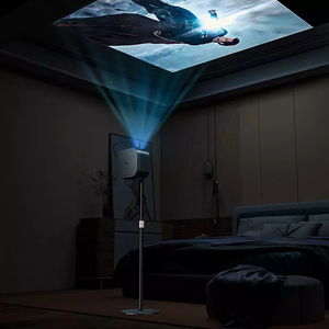<span class=keywords><strong>Support</strong></span> de projecteur au sol réglable en hauteur, <span class=keywords><strong>support</strong></span> télescopique en métal avec base antidérapante pour projecteur de cinéma maison et de conférence - Product Image 6
