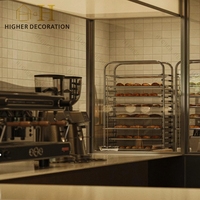 Vitrine à pain personnalisée en bois massif, comptoir de présentation de pâtisseries en métal facile à nettoyer, vitrine de boulangerie pour la vente au détail
