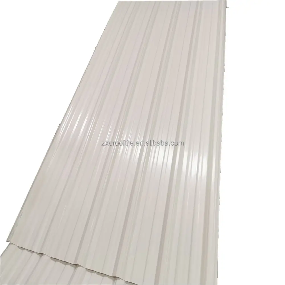 Plant Wholesale Roof Pvc Plastic 4M Coat Noise Insulation High Quality Coloured Color Corrugated Plastic Roofing Sheets