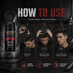 Fornitore per Barbieri con oltre 20 anni di esperienza: BARBERBATTLE OEM Private Label Polvere Modellante per Capelli da Uomo, Tenuta Flessibile, Polvere Leggera 25g 0.88oz - Product Image 5