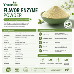 Enzima Saborizante de Alta Pureza, Aditivo Alimentario Enzimático, Preparación Enzimática para Plantas de Procesamiento de Alimentos, Suministro Directo, MOQ Bajo - Product Image 3