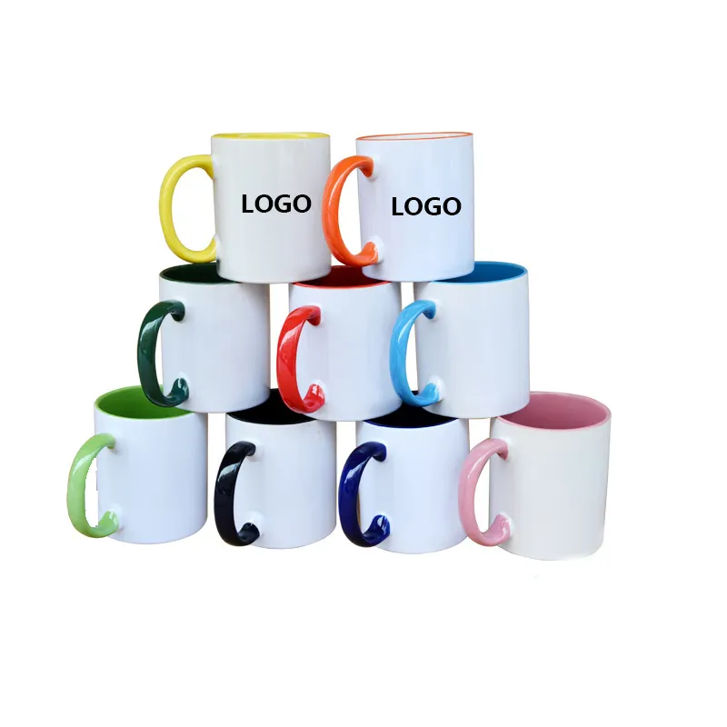 Popular top grade blank sublimation custom A grade ceramics white blank mug&cup for 11oz sublimation