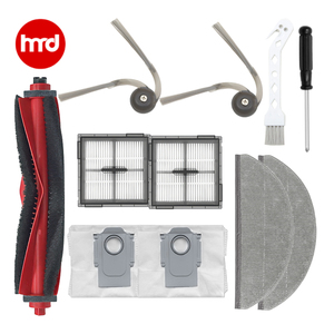 Kit de Accesorios de Repuesto para Aspiradora Roborock Q10 X5/X5+/PF/<span class=keywords><strong>P</strong></span>+/Q8+/Q8 Max Pro, Cepillo Principal, Cepillo Lateral, Filtro HEPA, Mopa, Bolsa para Polvo - Product Image 1