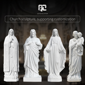 Estatua de San <span class=keywords><strong>Antonio</strong></span> De Pauda <span class=keywords><strong>Luz</strong></span> De Noche de mármol hecha a mano de tamaño real para Iglesia - Product Image 5