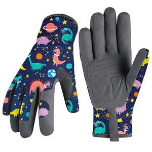 Guantes de Jardinería Resistentes con Puño Largo para Mujer, Diseño Floral, con Pantalla Táctil, Protección Contra Espinas - Product Image 1