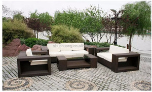 Conjunto de Sofá de Jardim em Rattan de Alta Qualidade com Puff, Móveis para Pátio, Quintal, Villa, Sofás Seccionais para 5 Pessoas - Product Image 5