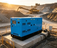 Yuchai 350kVA Super Leiser Offener Dieselgenerator 400V 3-Phasen mit Autostart ATS für Industrielle Notstromversorgung