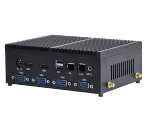 ELSKY M818 <span class=keywords><strong>PC</strong></span> Industriale Fanless 6COM 2LAN 6USB Intel 6a 7a Gen I3 I5 I7 DDR4 8GB Integrato Dimensioni 160*126*57mm per Chioschi Digitali - Product Image 6
