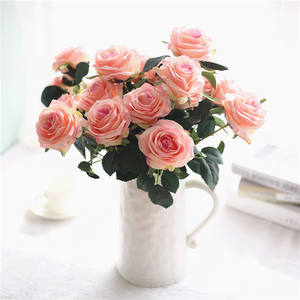 Autres fleurs et plantes décoratives, roses naturelles préservées, bouquet de mariage, nouvelles roses artificielles uniques blanches - Product Image 5