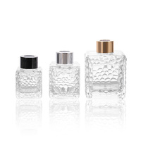 Diffuseur d'arômes en verre carré de luxe personnalisé avec joint en liège et impression sur écran