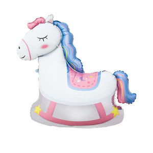 Palloncini in Pellicola di Alluminio Serie Tema Compleanno Castello Macaron Rosa Pastello Fantasy per Decorazioni Festa - Product Image 5