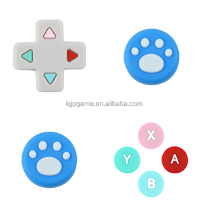 <span class=keywords><strong>Kit</strong></span> de accesorios de protección para Nintendo <span class=keywords><strong>Switch</strong></span>/OLED Joystick Covers Joypad Skins Tapas de botón de silicona Thumb Grips - Product Image 4