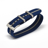 OEM Cinturino di Vigilanza del Braccialetto Personalizzato Paracadute Tessuto Elastico di Nylon Watch Band 20 millimetri 22 millimetri Cinturino Nato