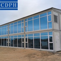 Unités d'hébergement modulaires portables de haute qualité, bâtiments de bureaux, maisons, sites de travaux miniers et pétroliers, structure en acier galvanisé