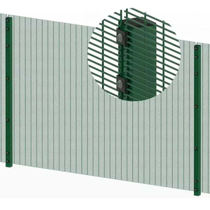 Valla de Acero de Alta Seguridad con Malla 358 de 5 mm, Anticorrosiva, con Recubrimiento en Polvo por Inmersión en Caliente, para Uso en Jardines - Product Image 3