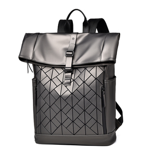 Bán buôn Unisex Chống trộm máy tính xách tay không thấm nước Ba lô công suất lớn tùy chỉnh thiết kế văn phòng kinh doanh Oxford dây kéo - Product Image 3