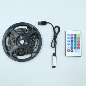 Kit de barres lumineuses LED 5050 pour éclairage d'ambiance TV, avec alimentation USB 5V basse tension, étanche, époxy, et télécommande RGB. - Product Image 3