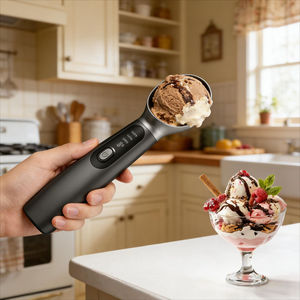 Cuillère à glace électrique chauffante rechargeable en acier inoxydable avec affichage LED de la température, outil de chauffage pour la cuisine domestique - Product Image 6