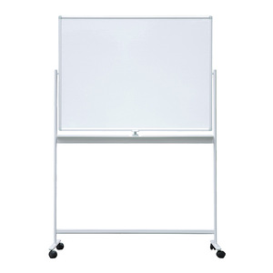 Pizarra Blanca de Doble Cara para Oficina, Enseñanza y Hogar, con Soporte Móvil Tipo H, Marco de Aleación de Aluminio, Personalizable - Product Image 1