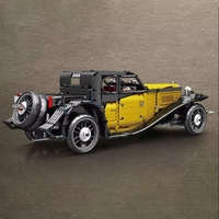 Mould King 13080S Voiture Vintage T50 Télécommandée Technique MOC 25153 Modèle en Plastique RC Ensemble de Briques de Construction Jouet
