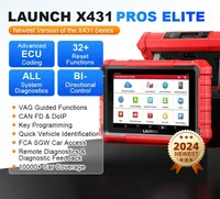 Escáner de Diagnóstico y Codificación de ECU X431 Pros Elite para Vehículos Toyota con Android/WiFi/USB 12V, Compatible con Más de 25 Idiomas