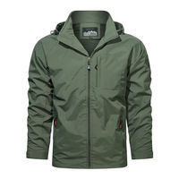 Veste tactique imperméable d'hiver pour homme, logo sur le devant, camping en plein air, pêche, randonnée, chasse respirante, OEM