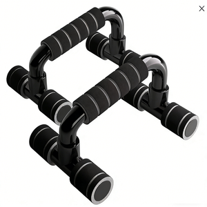 مقابض تمارين الضغط لمعدات الجيم واللياقة البدنية، زوج واحد من مقابض الضغط مع قبضة إسفنجية مبطنة غير زلقة وهيكل متين للاستخدام المنزلي - Product Image 1