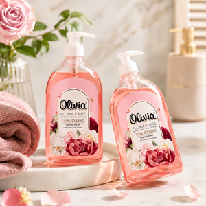 Jabón Líquido para Manos Flora Care Love Bouquet con pH Balanceado, Pantenol, Glicerina y Extractos Naturales 1 L Olivia - Product Image 2