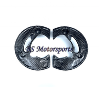 Plaque de protection de conduit d'air de refroidissement des freins avant en fibre de carbone sèche pour BMW G87 M2/G80 M3/G82 M4 2021+