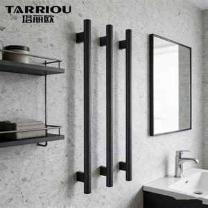 <span class=keywords><strong>Porte</strong></span>-<span class=keywords><strong>serviette</strong></span> unique en acier inoxydable <span class=keywords><strong>noir</strong></span> <span class=keywords><strong>mat</strong></span> TARRIOU pour salle de bain - Product Image 1