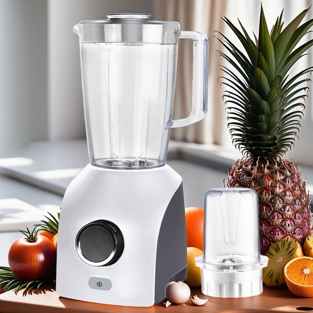 Kitchen Compact 650W Variable Speed Vacuum Blender Smoothies Maker 2 in 1 Fruits Juicer Mashing Powder Mixer for Commercial Use