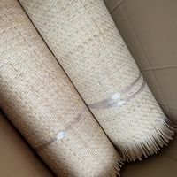 Tapis en rotin naturel tissé à la machine, style sergé, à mailles serrées, pour siège de chaise, rafraîchissant pour l'été, de l'usine de rotin de Foshan