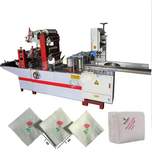 Full Automatic Napkin Paper Manufacturing Machine Small Roll Towel Napkin Tissue Making Machine in China