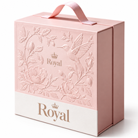 Boîte cadeau en carton pliable personnalisée de luxe, solution d'emballage écologique pour les marques de cosmétiques et de vêtements