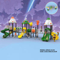 Équipement de terrain de jeux extérieur pour enfants, toboggan en spirale, toboggan tubulaire, double toboggan, ensemble de jeux pour parc d'attractions