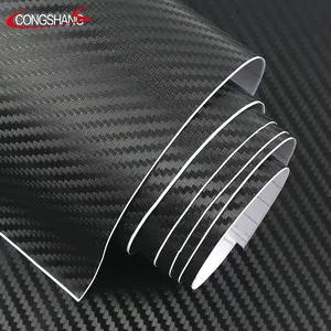 1.27*30M PVC 소재 필름 3D 탄소 섬유 실버 비닐 이동식 자동차 색상 변경 필름 비닐 랩