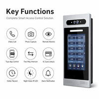 Videoportero Tuya 1080p con Intercomunicador Bidireccional, Pantalla LCD TFT de 10 Pulgadas, Pantalla Táctil de 7 Pulgadas, Resistente al Agua, Fácil Instalación, Garantía de 2 Años, Tuya