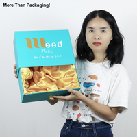 Kotak Hadiah Bentuk Peti Mati Crown Win Flower Packaging, Lapisan Laminasi Matt, Lapisan Spons, Ramah Lingkungan, Biodegradable