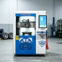 Machine de réparation de jantes en alliage à découpe diamantée entièrement automatique pour usine, machine de réparation de roues de voiture avec CE DCM32C-MAX