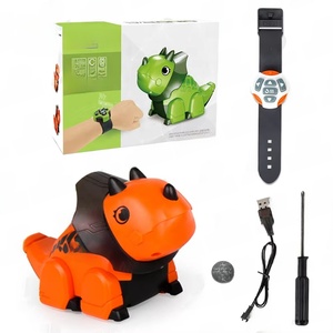 Juguete de Dinosaurio Robot Programable con Carga USB, Control Remoto por Reloj, Movimientos y Sonidos Realistas para el Aprendizaje de Codificación STEM - Product Image 1