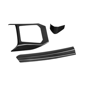 Ensemble de 3 pièces de garnitures intérieures en fibre de carbone sèche pour BMW X3 G45 2025+ LHD, panneau de commande central, kits d'accessoires intérieurs G45 - Product Image 2