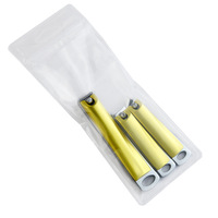 Ensemble de coupe-ongles - Outils de manucure, ciseaux à ongles de grande taille avec coupe angulaire, coupe-ongles domestiques portables dans un sac en PVC