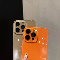 Coque de téléphone en verre trempé tout compris avec protection d'objectif, compatible iPhone 14, 13, 15 Plus, 16 Pro, Max, 17 Air, anti-chute