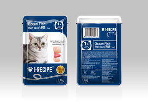 Nourriture humide saine pour chat 1 + Years Ocean Fish Loaf 70g Variété Saveurs Collations pour animaux de compagnie pour chats - Product Image 4