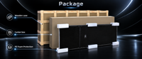 Affichage LED COB P1.25, écran LED intérieur ultra HD sur pied pour magasin de détail