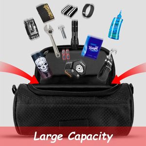 Bolsa delantera para manillar de bicicleta impermeable con logotipo personalizado, soporte para teléfono con pantalla táctil, bolsa de hombro, bolsa de almacenamiento para bicicleta de montaña - Product Image 3
