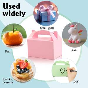 Cajas rígidas de cartón reciclado ecológicas en relieve personalizadas, carpetas de papel Kraft para varios alimentos, hamburguesas, pasteles, aperitivos - Product Image 6