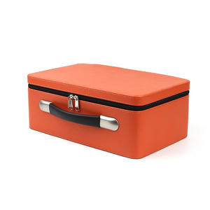 Piccola Scatola Regalo Principessa Marrone Scuro Rustica a Griglia Nuova Sicura per <span class=keywords><strong>Gioielli</strong></span> Caja Para Joyas Portagioie per Set di Orecchini - Product Image 5